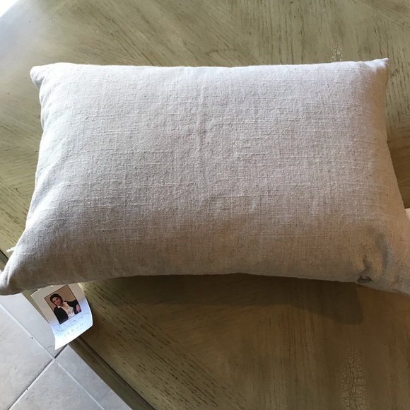 Ikhan decorative pillow, sequined design/ beige - Picture 2 of 8